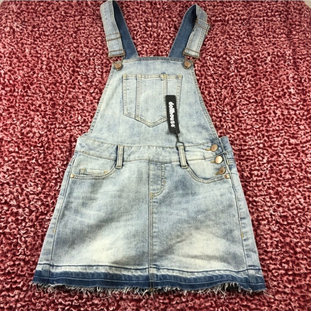 Overall jean girls skert